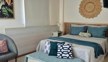 Apart 329 Porto Marina Mont Blanc Refúgio aconchegante em Mangaratiba, dentro do Hotel - Foto 4