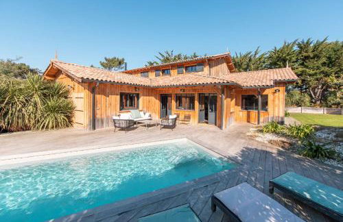 Villa Palombes au Cap Ferret charming villa with swimming pool - Foto 54