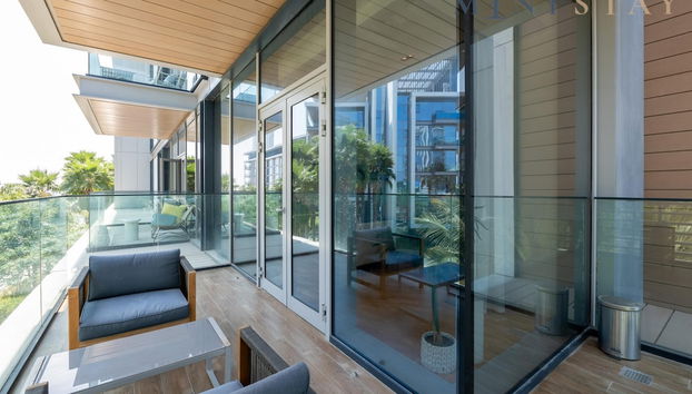 Modern Bluewaters 1BR w Relaxing Balcony View - Foto 2, Habitación