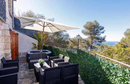 Villa d exception avec terrasse, jacuzzi, vue mer, parking, en plein cœur du village de Eze - Foto 38