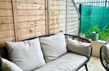 Superbe appart avec Jardin à 2 min de l’Aéroport-4 pers - Foto 23