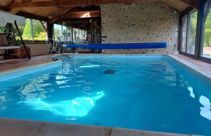 La Fontaine du Perche - Home Cinéma, Sauna, SPA, piscine intérieure chauffée jusqu'à fin novembre - Foto 35