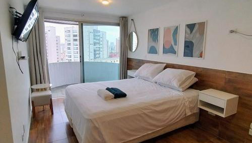 Flat Completo Suíte com Terraço, Cozinha, Garagem Manobrista Liberdade, Paraíso 24h - Foto 2, towels