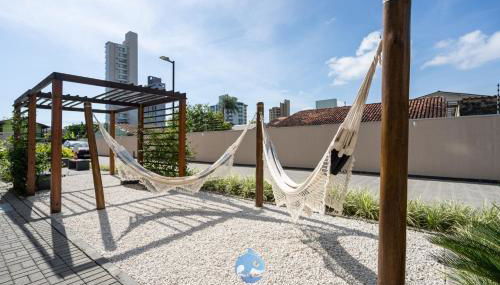 Apartamentos em Bal Piçarras 150 M DA PRAIA com Sacada Wi Fi, Piscina, Portaria 24h, Playground e vaga de GARAGEM - Foto 3