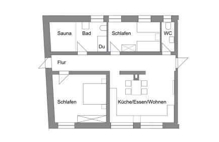 Ferienwohnung "Wasser" mit Sauna im Ferienhaus am Waldbach - Foto 11