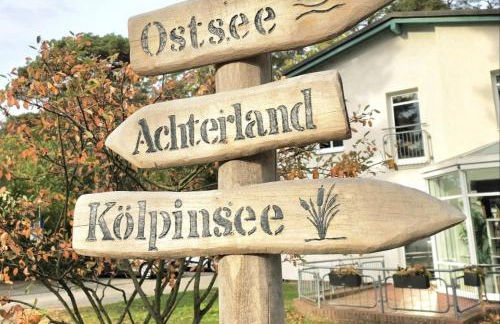 Apartmenthaus-Usedom FamStopp "Kajüte 9" Balkon mit Blick auf den Garten - strandnah - Foto 14