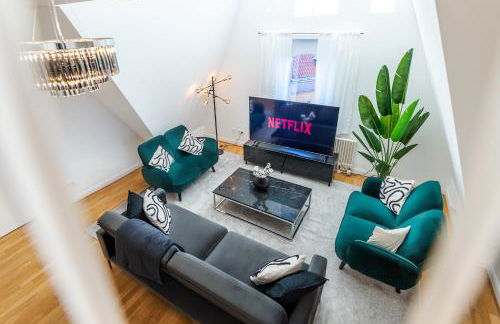 130 qm Maisonette-Penthouse - Dachterrasse mit exklusivem Panoramablick - Foto 1