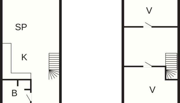 6 Person Holiday Home in Hadsund - Foto 5, Plano