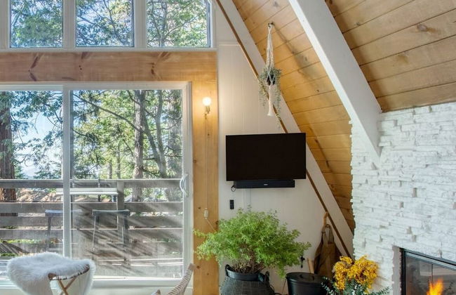 A-frame Retreat Chic and Modern Forest Views, Hammock, Outdoor Dining, Decks - Foto 1