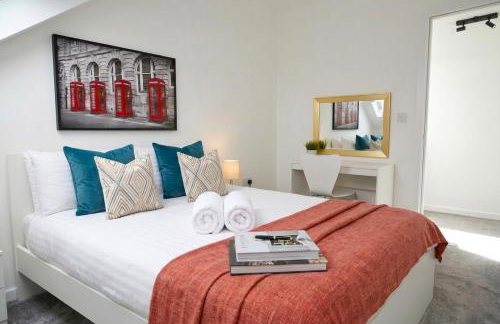 Walnut Flats-F3, 1-Bedroom with Stunning Garden View, AC, Parking, Netflix, WIFI - Close to Oxford, Bicester & Blenheim Palace - Foto 23