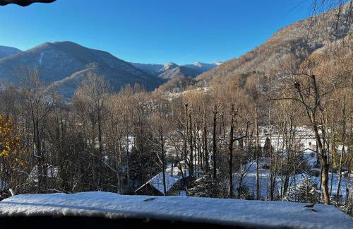 BearHavencabinfun 3 story Log Cabin Mountain View,Hot Tub, sleeps 10 - Foto 14