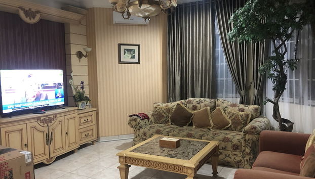 Coin salon dans le hall