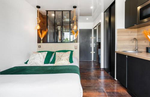 Nuit D'Ambre Port Nature - studio cosy - parking - climatisation - Village Naturiste - Foto 5