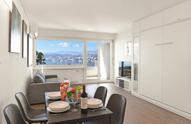 View and Art Panoramic Lake View Studio, Lugano - Foto 12