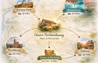 Europa Park Unterkunft für 6 Gäste mit Garten - Foto 5