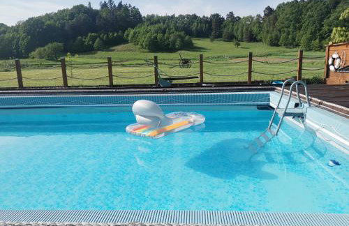 The Old Barn Luksusowa Stodoła z Całorocznym Jacuzzi Kominkiem i Widokiem na Wzgórza i Las dla 8-10 osób na Dolnym Śląsku min 2 noce - Foto 80