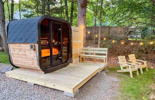 SaunaHaus - Log Cabin plus Private Sauna by the Brook - Foto 2