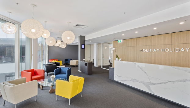 Mostrador de check-in y check-out