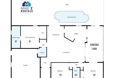 Charming Heated Pool Home - 3 miles to the Beach, Pet and Family Friendly -Available Year Round! - Photo 29