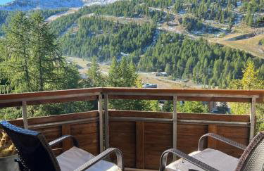 2 pièces pour 5 personnes, tout pédestre, pistes a 3mn, vue exceptionnelle - Photo 10