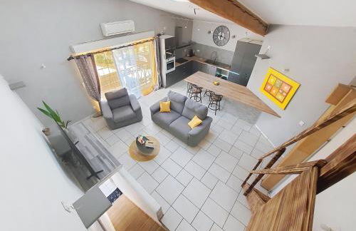 Le 34 degrés sud - 2 chambres - jardinet et jacuzzi - Foto 13