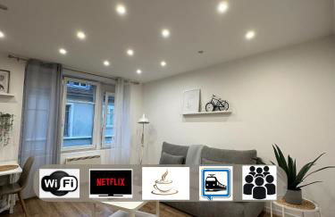 Le 2 - Très Beau T3 1er étage tout confort, neuf, Mulhouse centre - stationnement gratuit - Foto 1