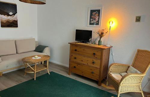 FeWo Brauel am Nordpfad Zevener Geest - Ruhige, moderne 2 Zimmer Wohnung, Ladestation, Parkplatz, Wlan, Garten - Foto 8