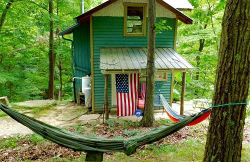 Rustic Off-Grid Cabin Getaway near Wayne National Forest, Ohio - Foto 16