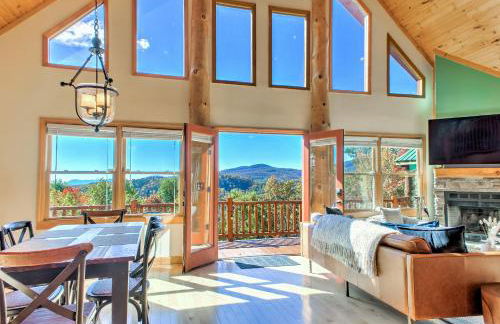 Stunning Mountain Cabin with Views and Hot Tub - Foto 20