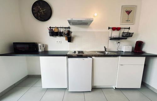 Bleuets studio cosy neuf terrasse proche centre - Foto 11