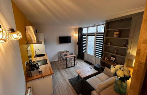 Grand Studio Ceo Bauer, en plein centre de Sainte-Mère-Eglise pour 2 pers - Foto 5