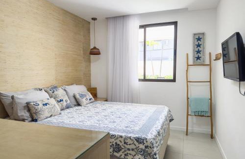 Casa Turquesa Pé na areia Piscina infinita Pet friendly Condomínio fechado - Foto 32