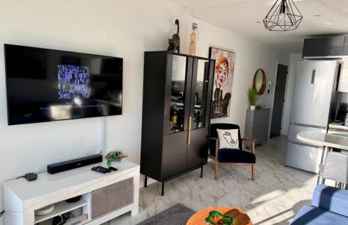 Studio Azur face à la mer - Parking privé - Foto 6