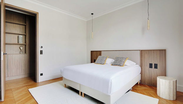 Luxury Apt With AC - 4bd/8p - Etoile/victor Hugo - Foto 3, Habitación