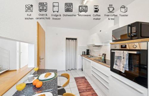 Gelbe Koffer - Vintage Maisonette in Neunkirchen - 2 separate Schlafzimmer - bis 4 Pers - Photo 4
