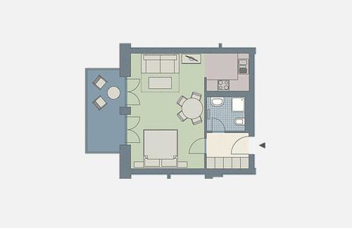 Kaiservillen Heringsdorf - 1-Raum-Ferienwohnung mit Balkon D113 - Foto 9