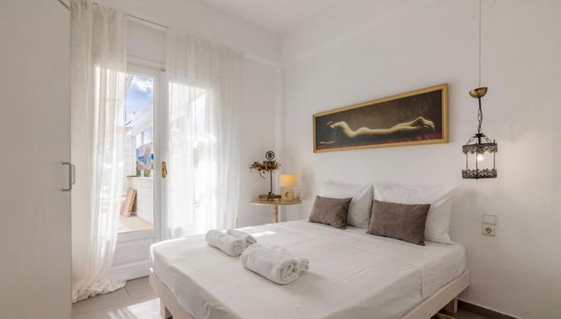 White Cycladic House With Jacuzzi - Foto 3, Habitación