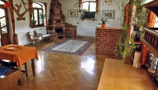 Coin salon dans le hall