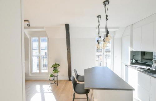 Paris Central 1 bedroom Apartment with AC - Foto 14