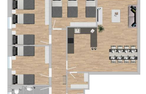 MAX115 zentrale Monteurwohnung - Foto 16