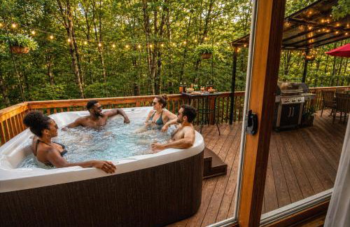 Harmony Hill Stylish 4bd Mountain Retreat, Hot Tub, Games - Foto 33