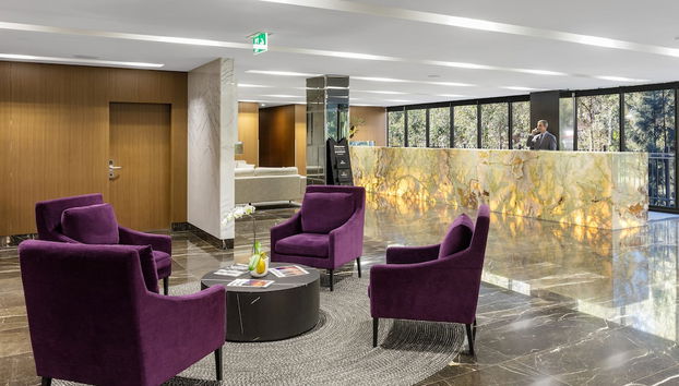 Zona de estar del vestíbulo