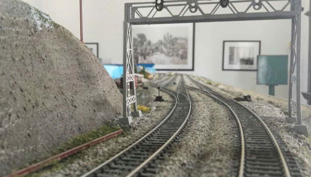 Maqueta en el Museo del Ferrocarril