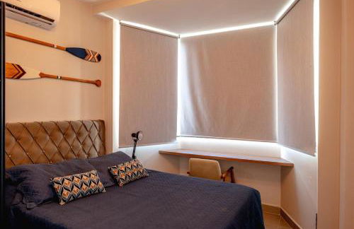 Frente Mar e Conforto | Ar cond, Vaga, Lava e Seca - Foto 23