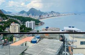 CÉU DO RIO EXPERIENCE Casa no Vidigal com varanda e super vista com Ar condicionado - Foto 11