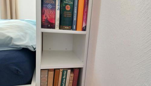 Ehemalige Bibliothek Apartment für 2 mit Küche Kamin Netflix Parken und Hofladen - Foto 5