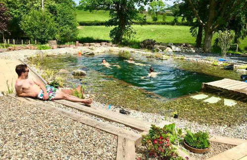 Mid-Wales Farmhouse, swimming pool, tranquil countryside views, sleeps 14 - Foto 10