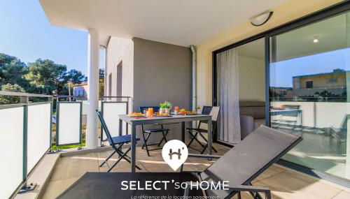 SELECT'soHOME - T2 au cœur de La Favière avec piscine - 2 personnes - ILOA-B12 - Foto 2, sunbed