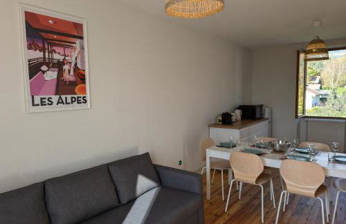 Appart 65m2 avec 2 chambres dans ferme rénovée - Parking gratuit - Grande vue montagnes - Foto 20