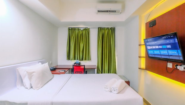 Relaxing Studio At 21Th Floor Evenciio Margonda Apartment - Foto 2, Habitación